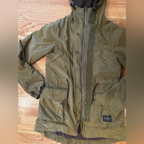 Holden Portland Oregon Green Insulated Field Cargo Jacket Women’s Small - Flaws - Picture 2 of 16